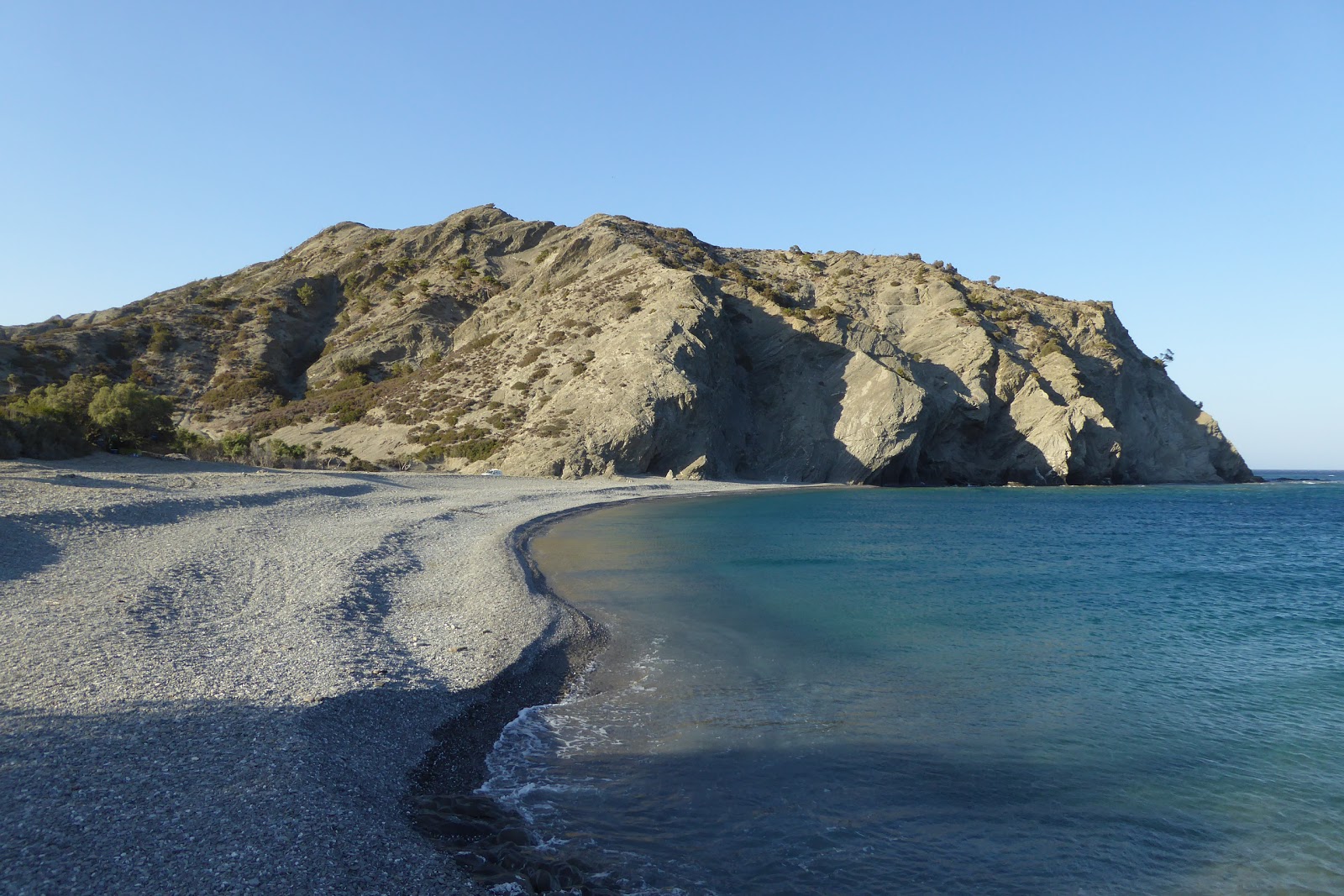 Foto van Agnotia beach en zijn prachtige landschap
