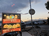 Menu / carte de McDonald's à Millau