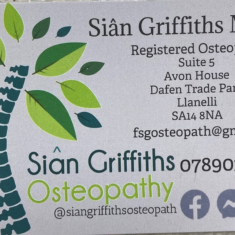 F. Sian Griffiths Osteopathy - Osteopath Llanelli