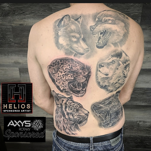 Explore jack and sally tattoo ideas, creative tattoo ideas in Wasilla, available at Doulos Tattoo, The Tattoo Shop