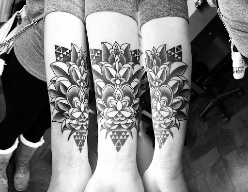 Explore texas longhorn tattoo ideas, creative tattoo ideas in Mansfield, available at The Marksman Tattoo Company