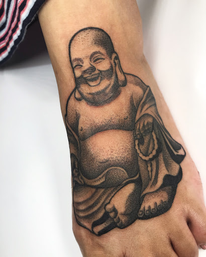 Explore tattoo behind ear ideas, creative tattoo ideas in Dallas, available at Bold Stroke Tattoo Studios