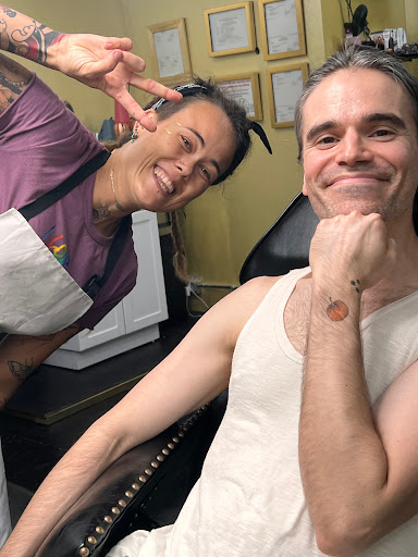 Explore back of thigh tattoo ideas, creative tattoo ideas in San Diego, available at Goddess Temple Tattoo Studio