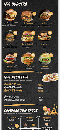Restauration rapide BIG Burger Nancy à Nancy (le menu)