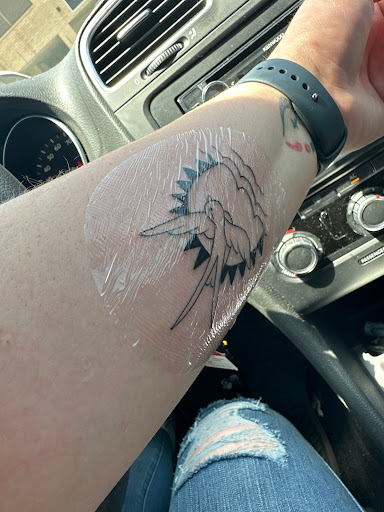 Explore 2 names tattoo ideas, creative tattoo ideas in College Station, available at Sacred Sisters Tattoo Studio