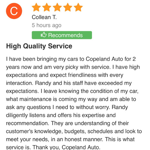 Auto Repair Shop «Copeland Auto Repair», reviews and photos, 1451 Highland Ave, Cheshire, CT 06410, USA