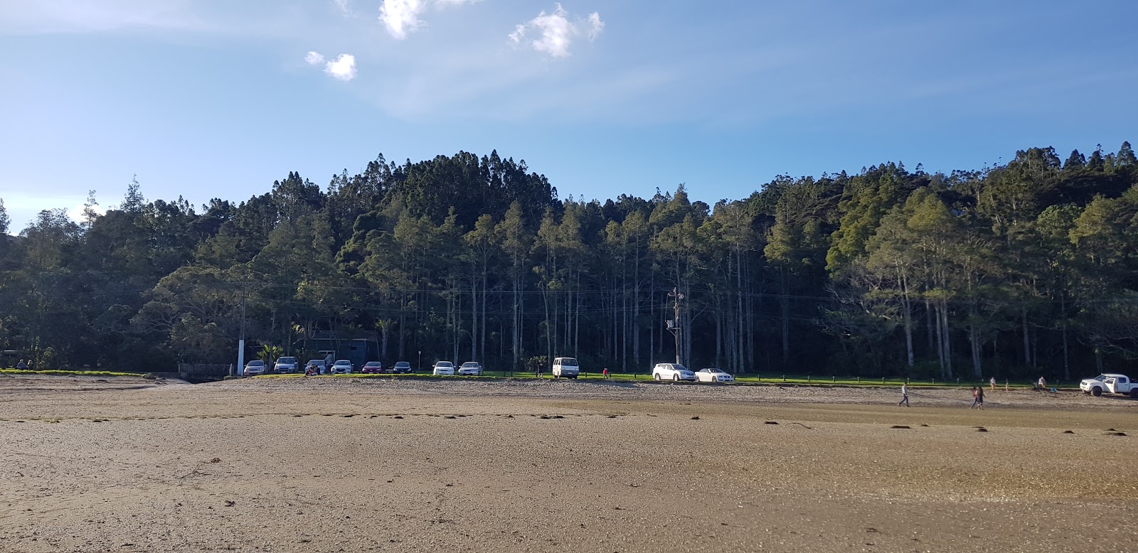 Foto av Titirangi Beach och bosättningen
