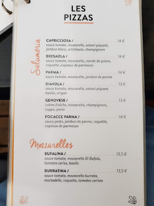 menu du restaurants Le K à Samois-sur-Seine