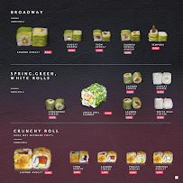 Carte du Lovely Sushi à Montmorency