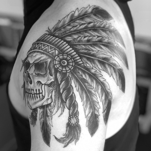 Explore men's back of neck tattoo ideas, creative tattoo ideas in Wichita, available at Wichita Tattoo