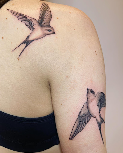 Explore tattoos of my sons names ideas, creative tattoo ideas in Las Vegas, available at Black Sacrament Tattoo