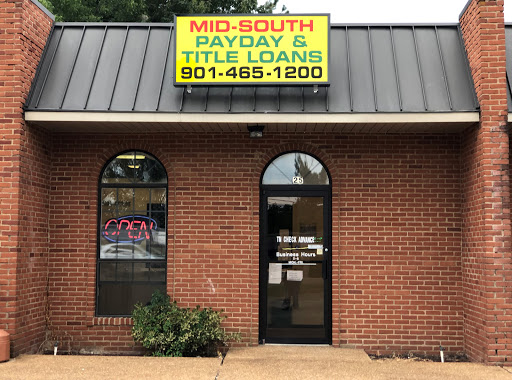 Mid-South Payday Loans, Title Loans, Check Advances, and Cash Advances in Somerville, Tennessee
