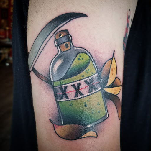 Explore cartoon tattoos ideas, creative tattoo ideas in Lakeland, available at Black Swan Tattoo