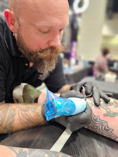 Explore forget me not tattoo ideas, creative tattoo ideas in Tea, available at Red Arbor Tattoo