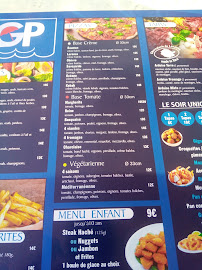 LA GRANDE PLAGE à Le Barcarès menu