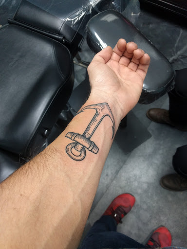 Explore electrician tattoo ideas, creative tattoo ideas in Warrenville, available at UpRise Tattoos