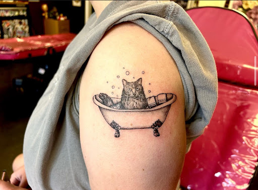 Explore c.r.p.s tattoo ideas for a daughter to honor her father, creative tattoo ideas in Moultrie, available at Goddess Tattoo Studio