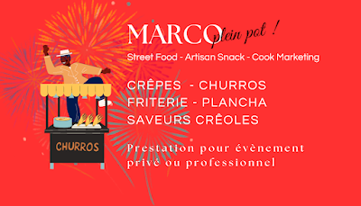 Marc Carrère - street food - artisan snack - churros - plancha - friterie à Saint-Benoît