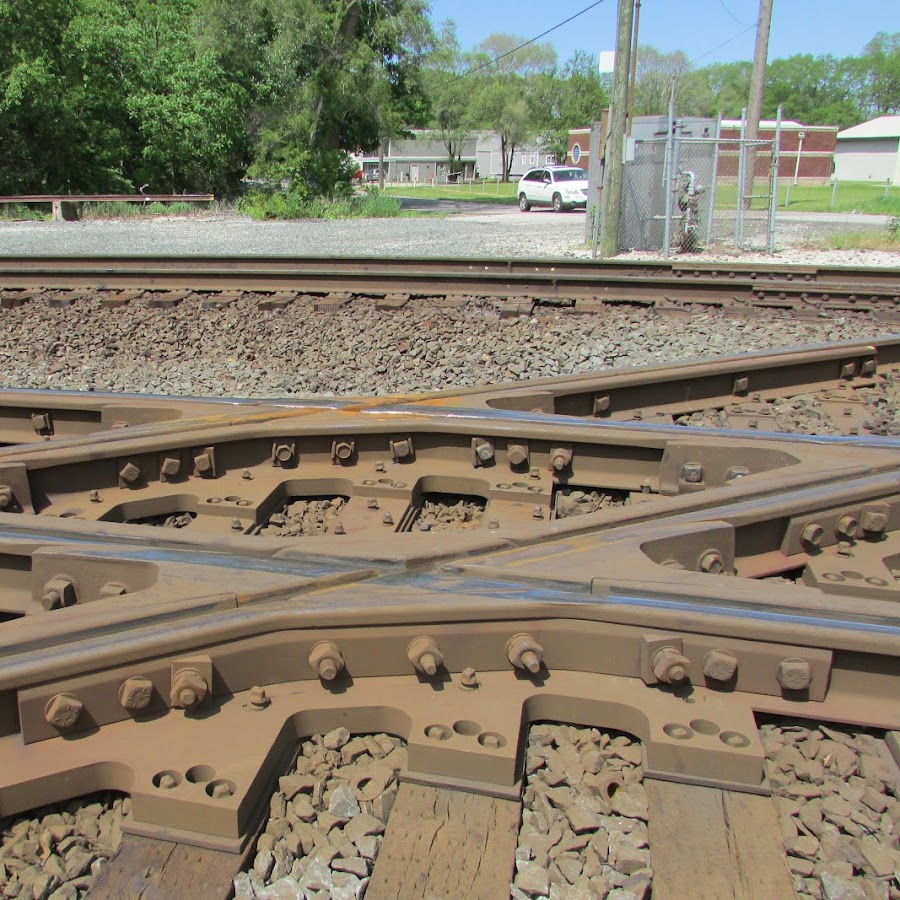 Portage Diamond Railroad Crossing