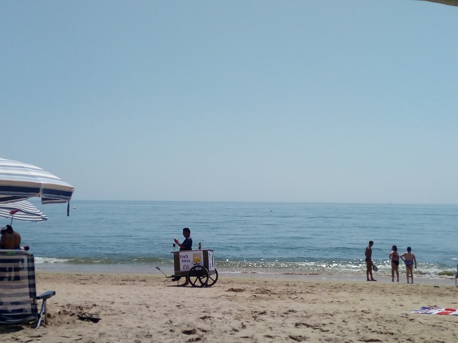 Photo de Playa Casita Azul avec un niveau de propreté de partiellement propre