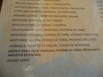 Menu du La Crêperie Des Lavoirs à Pontrieux