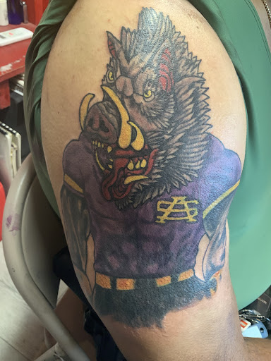 Explore simple neck tattoo ideas, creative tattoo ideas in New Orleans, available at Orleans Ink