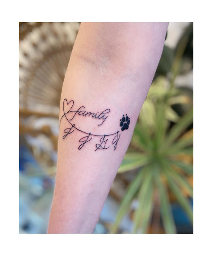 Explore grandchild tattoo ideas, creative tattoo ideas in Moline, available at ARTIST AIMEE TATTOOS - AF Tattoo Studio