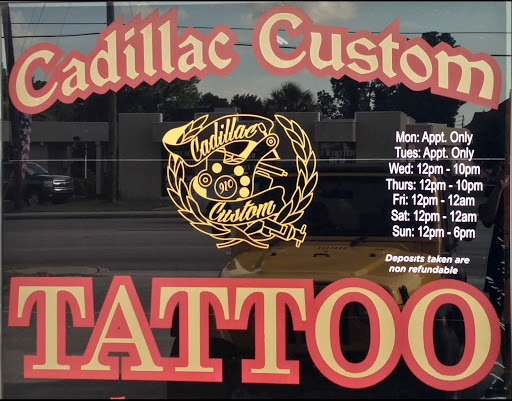 Tattoo Shop «Cadillac Custom Tattoo & Piercing», reviews and photos, 4710 Market St, Wilmington, NC 28405, USA