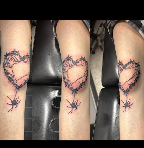 Explore 2 cat tattoo ideas, creative tattoo ideas in Hudson Falls, available at ALTERED ADDICTION TATTOOS