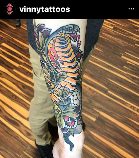 Explore tattoo cover up ideas on neck, creative tattoo ideas in Marietta, available at Lucky Draw Tattoos III