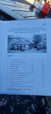 Menu / carte de Restaurant Hafenmeisterei à Konstanz