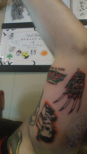 Explore cute behind the ear tattoo ideas, creative tattoo ideas in Copperas Cove, available at Black Moon Tattoo Company