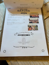 Restaurant de sushis SAKURA Sushi Café à Frankfurt (la carte)
