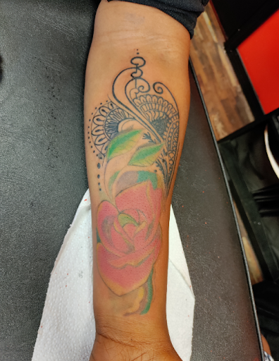 Explore dragon tattoo cover up ideas, creative tattoo ideas in Mobile, available at Brothers Ink Tattoo Parlor