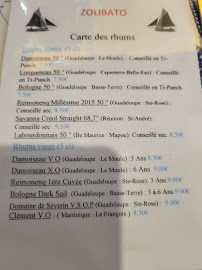 Menu / carte de Restaurant Zolibato à Saint-Malo