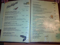Menu du Gasthaus Posthörnle à Oberharmersbach