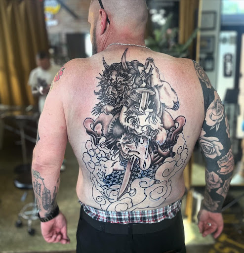 Explore stoic tattoos ideas, creative tattoo ideas in Belgrade, available at The Loyal Sparrow Tattoo and Piercing