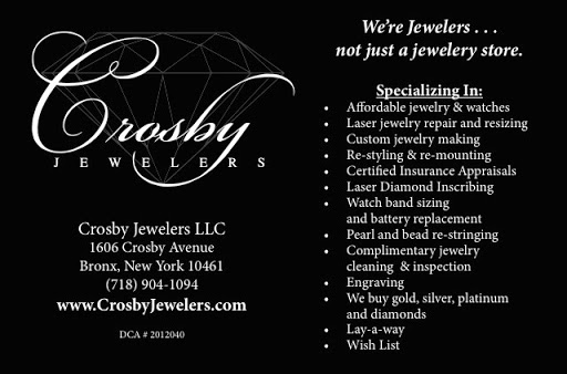 Jewelry Store «Crosby Jewelers», reviews and photos, 1606 Crosby Ave, Bronx, NY 10461, USA