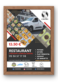 Menu / carte de Restaurant ''le Passé Simple'' bergerac à Bergerac