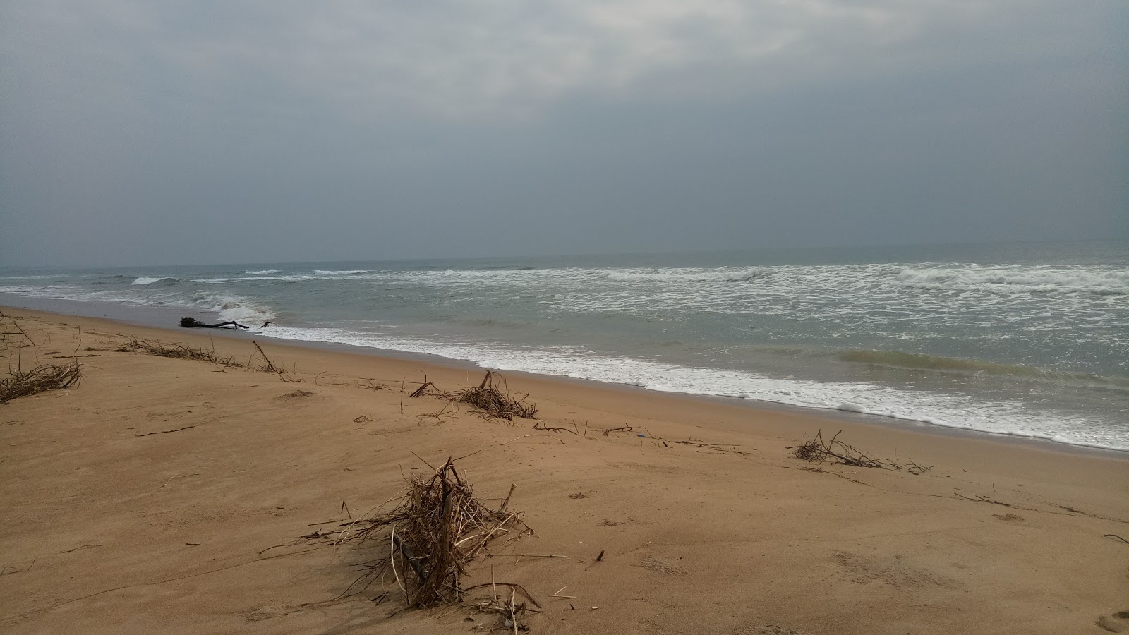Rajaram Puram Beach的照片 带有碧绿色水表面