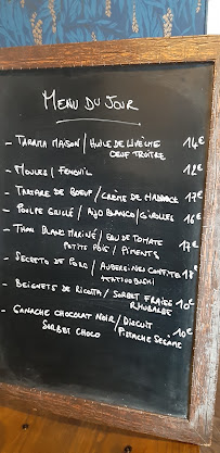 Le bon côté à Paris menu