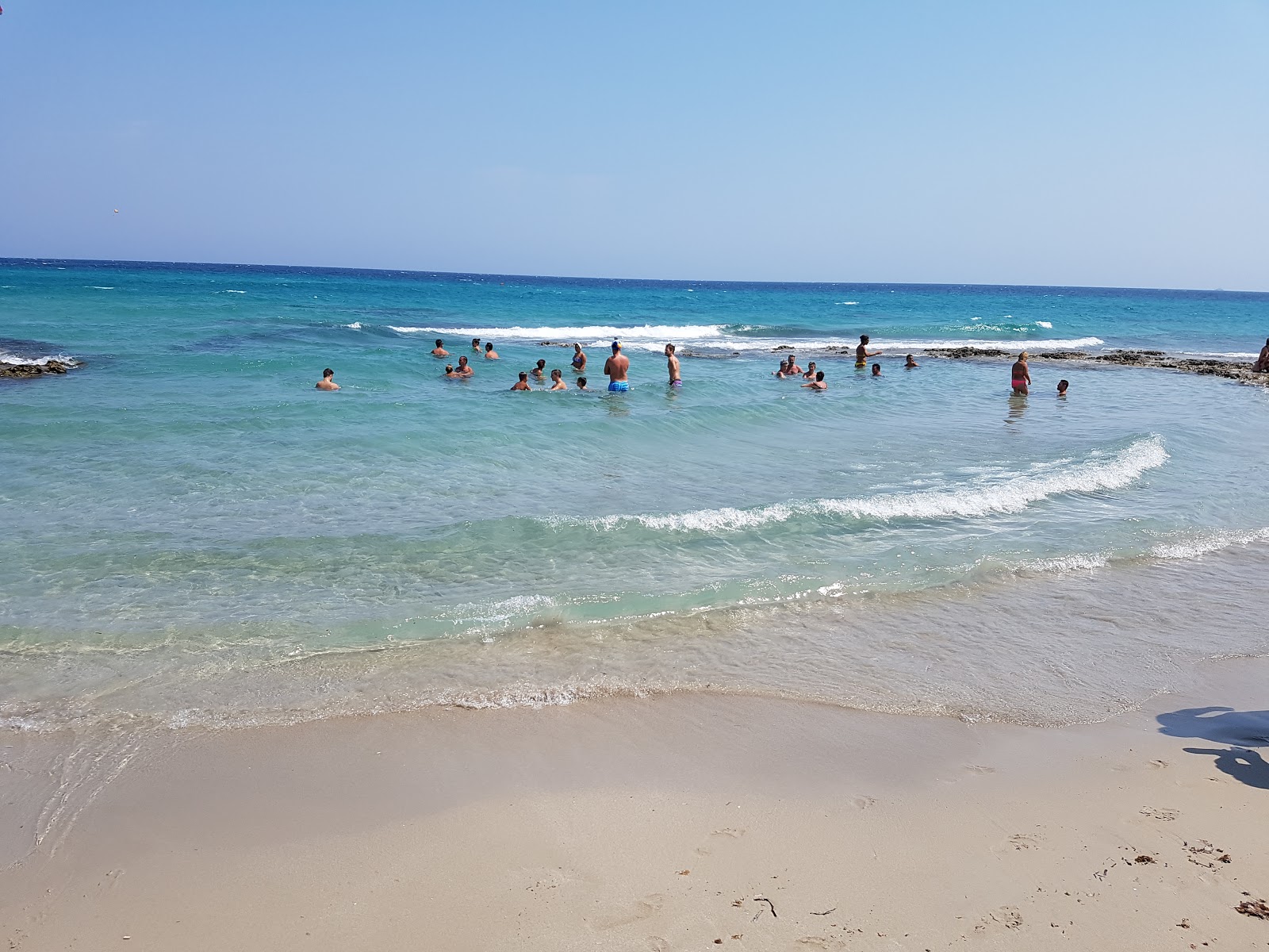 Foto von Spiaggia Alimini mit sehr sauber Sauberkeitsgrad