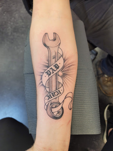 Explore chick tattoo ideas, creative tattoo ideas in Easley, available at Peach Pit Tattoo