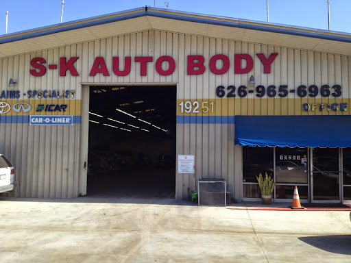 Auto Body Shop «S-K Auto Body», reviews and photos, 19251 E Walnut Dr N, Rowland Heights, CA 91748, USA
