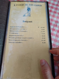Restaurant Il Podere del Contadino à Bolsena - menu / carte