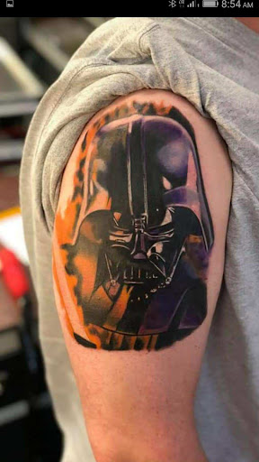 Explore jedi tattoo ideas, creative tattoo ideas in Hilliard, available at 22 Caliber Tattoo Mega Studio