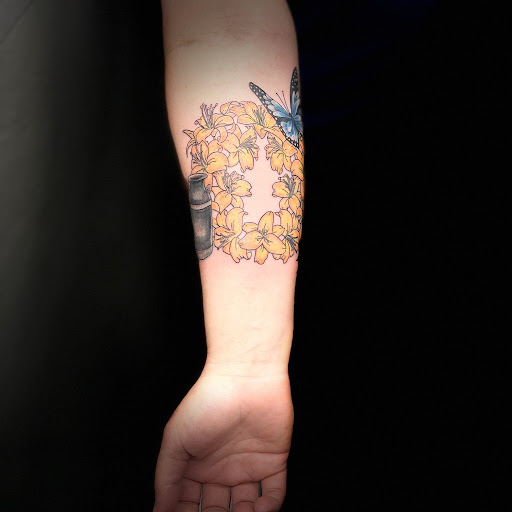 Explore mens tattoo wedding ring ideas, creative tattoo ideas in Scranton, available at Black Sheep Tattoo & Piercing Studio