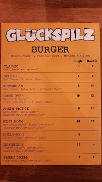 Restaurant de hamburgers GLÜCKSPILZ Bielefeld Altstadt à Bielefeld - menu / carte