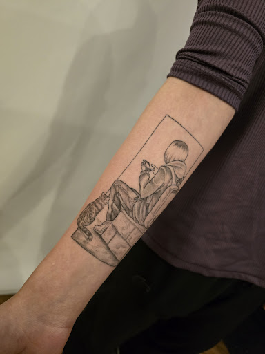 Explore family initials tattoo ideas, creative tattoo ideas in Cincinnati, available at Sisters Tattoo