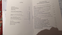 Winstub le Clou à Strasbourg menu
